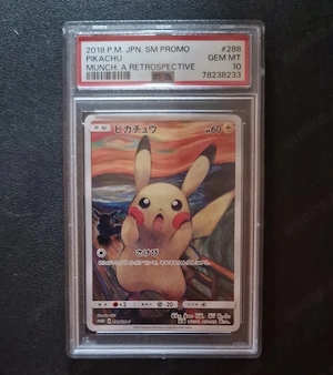 Pokémon Pikachu Munch Promo 288 SM-P PSA 10 Gem Mint   The Scream Der Schrei