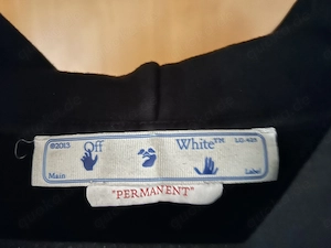 hoodie off white, schwarz, Größe M Bild 3