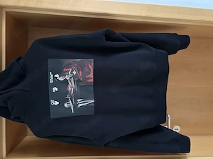 hoodie off white, schwarz, Größe M Bild 2