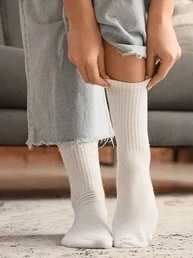 Getragene Socken
