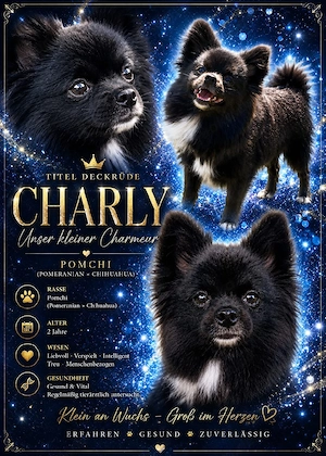 Wunderschöner Pomchi Deckrüde 