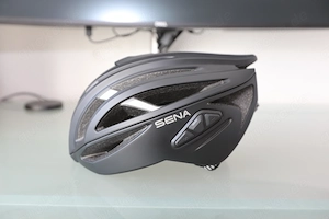 Sena R2 Fahrradhelm (Schwarz, Größe S) mit Bluetooth und Intercom