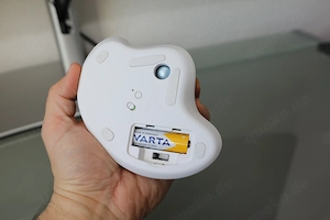 Logitech ERGO M575S mouse (Weiß) Bild 5