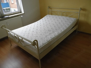 Metall-Bett, Lattenrost,  Liegefläche 140 x 200