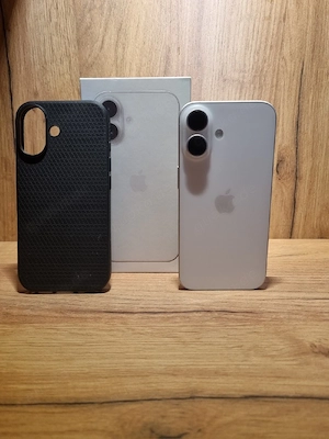Apple iPhone 16 , 128GB weib mit verpakung & akkukapazität 100%