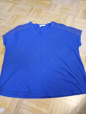 Janina lockeres T-Shirt mit Spitze Größe XL