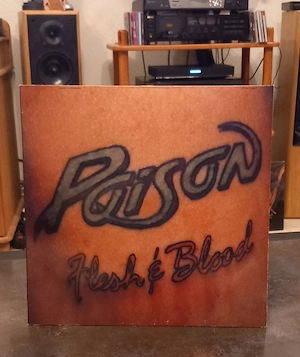 Poison  flesh & blood  1990  Vinyl