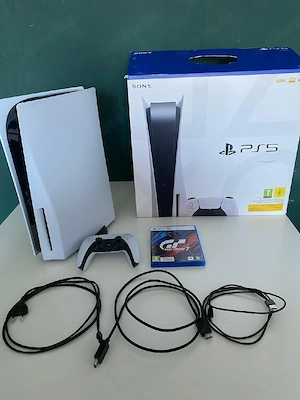 sony Playstation 5 Konsole PS5 spielkonsole + 1 spiele  und verpakung 