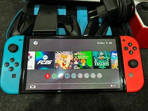 Nintendo Switch V2 Set   Top Zustand inkl. Mobapad M6-HD & Dobe Grip