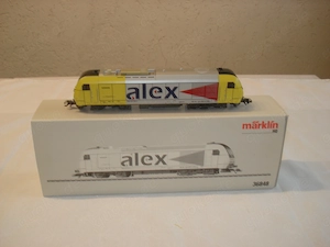 Alte Märklin H0 Elektro-Lokomotive Alex 36848 neuwertig OVP