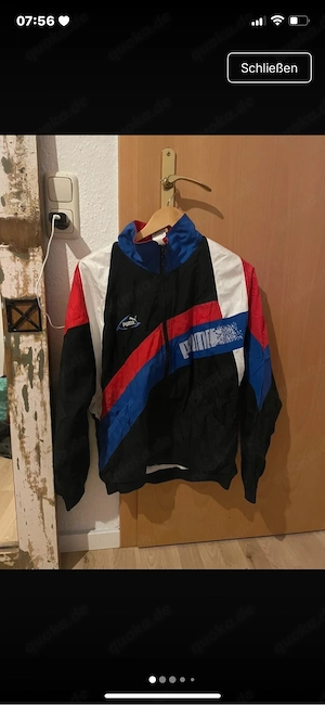 vintage puma sport jacke 