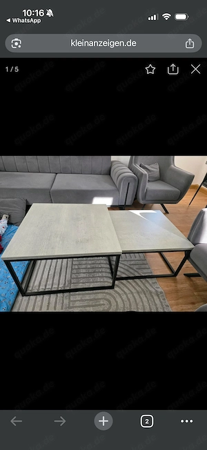 Couchtisch zu verkaufen 2-er-Set