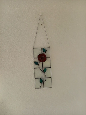 Bleiverglasung Fensterbild Jugendstil - Antik - TOP ZUSTAND