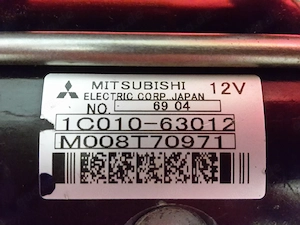 Kubota Anlasser neu V3300 V3800 Traktor M Serie Bobcat Hyundai