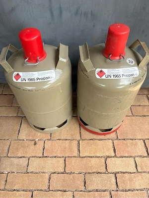 Gasflaschen Grau Stahl 11kg leer