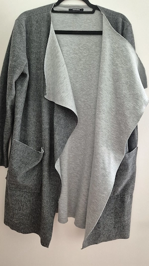 Graue lange Strickjacke   Cardigan von Esmara   oversized- guter Zustand Bild 3