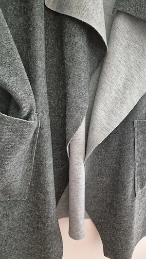 Graue lange Strickjacke   Cardigan von Esmara   oversized- guter Zustand Bild 5