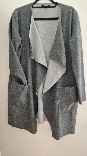 Graue lange Strickjacke   Cardigan von Esmara   oversized- guter Zustand Bild 4