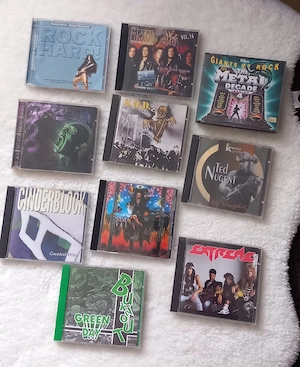 80er hard rock  CDs Green Day extreme Steve way trouble...