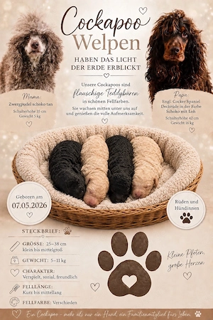 wunderschöne Cockapoo Welpen 