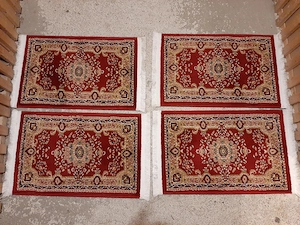 9 Teppiche, orig. Egyot, 4 kleine, 3 Läufer, 1 Teppich 160 x 93