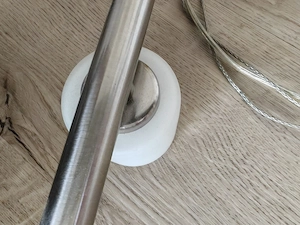 Designer-Esstischlampe   Deckenlampe mit Touch-Dimmer und Halogenlampen  Höhenverstellbar Bild 4