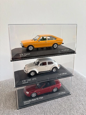 Minichamps 1:43 Volkswagen Passat Käfer Mercedes SL