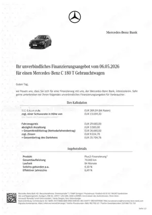 Mercedes-Benz C 180 C 180 T AMG Line+Kamera+EasyPack+Ambiente+CarPlay+ - image 3