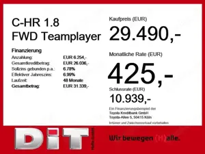 Toyota C-HR 1.8 FWD Teamplayer Klima Kamera Sitzhzg Bild 3