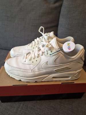 Nike Air Max 90 Triple White  Bild 5