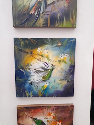ölgemälde auf holz  Bild 4
