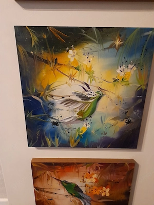 ölgemälde auf holz  Bild 3