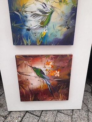 ölgemälde auf holz  Bild 5