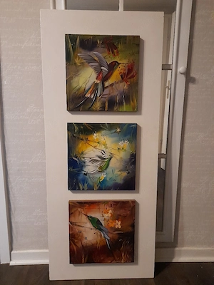 ölgemälde auf holz  Bild 2