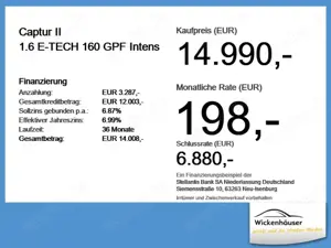 Renault Captur II 1.6 E-TECH 160 GPF Intens LED*Navi*