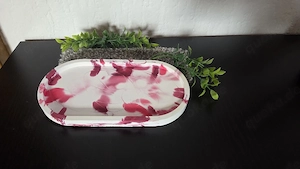 Tablet weiß mit rot