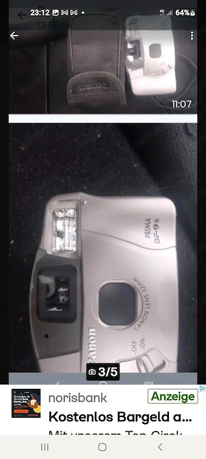 2 Canon Prima BF-9s Kompaktkamera. Bild 4