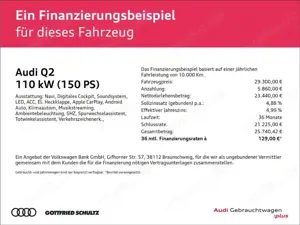 Audi Q2 35 TFSI advanced Navi Digitales Cockpit LED ACC El Bild 2