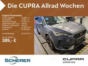 CUPRA Formentor 2,0 TSIF VZ PANO CARPLAY SHZ BEATSAUDI