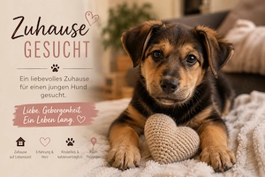    Möchte einem jungen Hund ein zweites Zuhause schenken