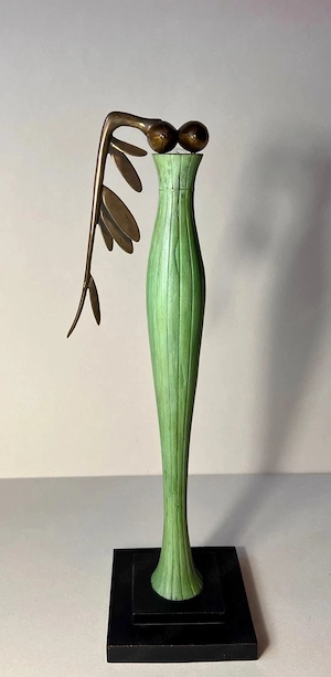 WUNDERLICH geflügelte Nike Bronze 2004 Auflage 360 Stk. Signatur Bild 3