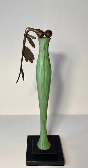 WUNDERLICH geflügelte Nike Bronze 2004 Auflage 360 Stk. Signatur Bild 6