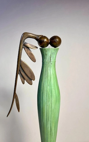 WUNDERLICH geflügelte Nike Bronze 2004 Auflage 360 Stk. Signatur Bild 2