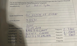Ultraschallgerät GE Volusson E8 Expert Bild 2