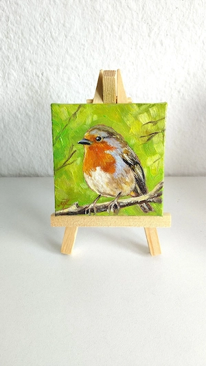 Ölgemälde auf Leinwand, 7*7 cm, 2026