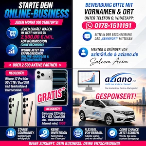 Erfolgreich durch Startup in Homeoffice mit Online-Business eBay amazon