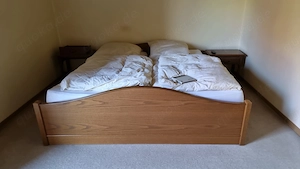 Doppelbett Echtholz