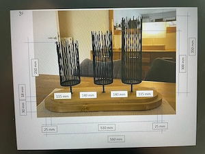 Holz-Deko-Objekt, Kerzenständer , Handarbeit, Unikat Bild 5