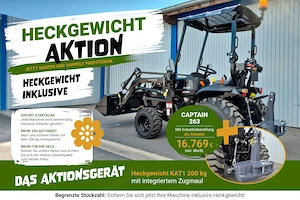 25 PS Captain 263 Traktor Schlepper Black Industriebereifung Frontlader EURO-Aufnahme 3. Steuerkreis