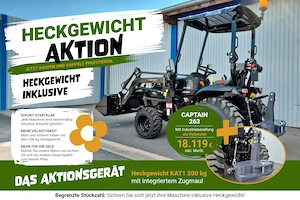 25 PS Captain 263 Traktor Schlepper Black Industriebereifung Frontlader EURO-Aufnahme 3. Steuerkreis